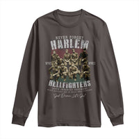 Halem Hellfighters Long Sleeve Shirt African American Black Military History Soldiers WWI WWII