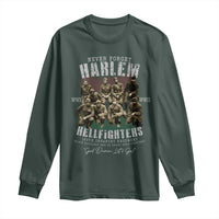 Halem Hellfighters Long Sleeve Shirt African American Black Military History Soldiers WWI WWII