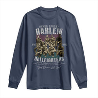 Halem Hellfighters Long Sleeve Shirt African American Black Military History Soldiers WWI WWII