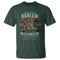 Halem Hellfighters T Shirt African American Black Military History Soldiers WWI WWII