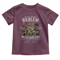 Halem Hellfighters Toddler T Shirt African American Black Military History Soldiers WWI WWII