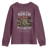 Halem Hellfighters Youth Sweatshirt African American Black Military History Soldiers WWI WWII
