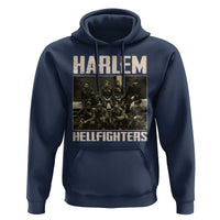 Halem Hellfighters Hoodie USA Black Military History Soldiers WWI WWII