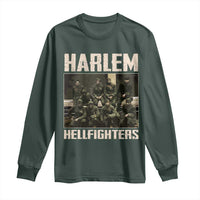 Halem Hellfighters Long Sleeve Shirt USA Black Military History Soldiers WWI WWII