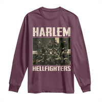 Halem Hellfighters Long Sleeve Shirt USA Black Military History Soldiers WWI WWII