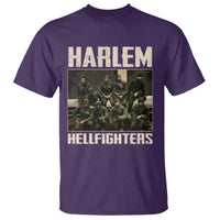 Halem Hellfighters T Shirt USA Black Military History Soldiers WWI WWII