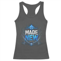 Christian Baptism Racerback Tank Top Made Water Bible Verse Baptized