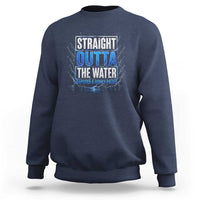 Baptism Sweatshirt Straight Outta Water Christian Baptized