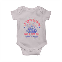 Funny 4th Of July Baby Onesie So Long London Had A Good Run Usa Patriotic - Wonder Print Shop