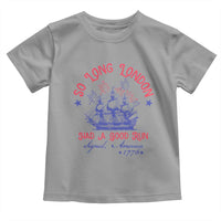 Funny 4th Of July Toddler T Shirt So Long London Had A Good Run Usa Patriotic - Wonder Print Shop