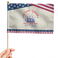 Funny 4th Of July Patriotic Handheld Flag So Long London Had A Good Run Usa