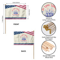 Funny 4th Of July Patriotic Handheld Flag So Long London Had A Good Run Usa