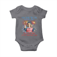 You Look Like The 4th Of July Makes Me Want A Hot Dog Real Bad Baby Onesie Funny 4th July Hot Dog Meme - Wonder Print Shop