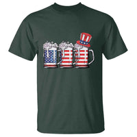 Beer American Flag 4th of July T Shirt Merica Drinking USA - Wonder Print Shop