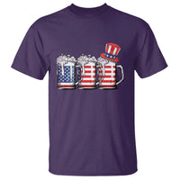 Beer American Flag 4th of July T Shirt Merica Drinking USA - Wonder Print Shop