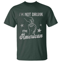 Funny 4th of July Drinking T Shirt Not Drunk I am American - Wonder Print Shop