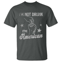 Funny 4th of July Drinking T Shirt Not Drunk I am American - Wonder Print Shop
