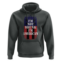 Funny Beer American Flag 4th of July Hoodie Not Drunk I am American Merica USA - Wonder Print Shop
