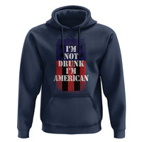 Funny Beer American Flag 4th of July Hoodie Not Drunk I am American Merica USA - Wonder Print Shop