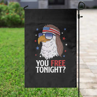 Funny 4th of July Garden Flag Patriotic Bald Eagle You Free Tonight - Wonder Print Shop