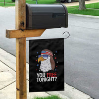 Funny 4th of July Garden Flag Patriotic Bald Eagle You Free Tonight - Wonder Print Shop
