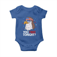 Funny 4th of July Baby Onesie Patriotic Bald Eagle You Free Tonight - Wonder Print Shop