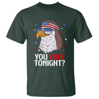 Funny 4th of July T Shirt Patriotic Bald Eagle You Free Tonight - Wonder Print Shop