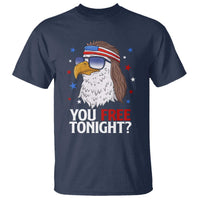Funny 4th of July T Shirt Patriotic Bald Eagle You Free Tonight - Wonder Print Shop