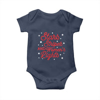 Stars Stripes And Equal Rights Baby Onesie 4th Of July Patriotic - Wonder Print Shop
