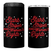 Stars Stripes And Equal Rights 4 in 1 Can Cooler Tumbler 4th Of July Patriotic - Wonder Print Shop