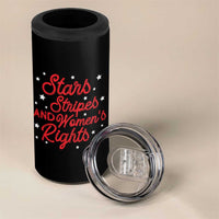Stars Stripes And Equal Rights 4 in 1 Can Cooler Tumbler 4th Of July Patriotic - Wonder Print Shop