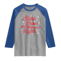 Stars Stripes And Equal Rights Raglan Shirt 4th Of July Patriotic - Wonder Print Shop