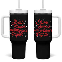 Stars Stripes And Equal Rights Tumbler With Handle 4th Of July Patriotic - Wonder Print Shop