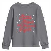 Stars Stripes And Equal Rights Youth Sweatshirt 4th Of July Patriotic - Wonder Print Shop