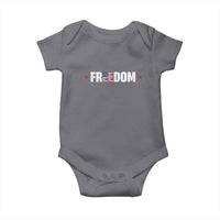 Patriotic Baby Onesie Freedom American Flag 4th of July - Wonder Print Shop
