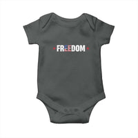 Patriotic Baby Onesie Freedom American Flag 4th of July - Wonder Print Shop