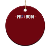 Patriotic Ceramic Ornament Freedom American Flag 4th of July - Wonder Print Shop