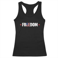 Patriotic Racerback Tank Top Freedom American Flag 4th of July - Wonder Print Shop