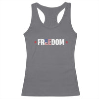 Patriotic Racerback Tank Top Freedom American Flag 4th of July - Wonder Print Shop
