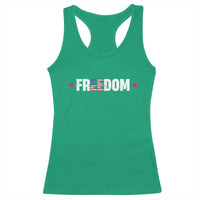 Patriotic Racerback Tank Top Freedom American Flag 4th of July - Wonder Print Shop
