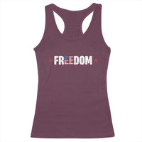 Patriotic Racerback Tank Top Freedom American Flag 4th of July - Wonder Print Shop