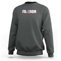 Patriotic Sweatshirt Freedom American Flag 4th of July - Wonder Print Shop