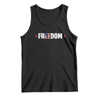 Patriotic Tank Top Freedom American Flag 4th of July - Wonder Print Shop