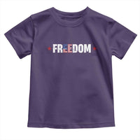 Patriotic Toddler T Shirt Freedom American Flag 4th of July - Wonder Print Shop