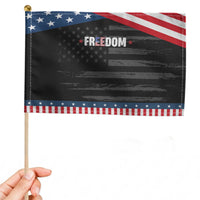 Freedom American Flag 4th of July Patriotic Handheld Flag