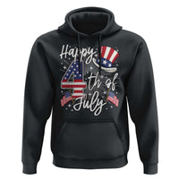 Happy 4th Of July Hoodie Patriotic American Flag USA - Wonder Print Shop