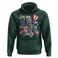 Happy 4th Of July Hoodie Patriotic American Flag USA - Wonder Print Shop