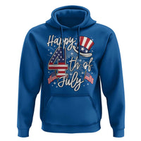 Happy 4th Of July Hoodie Patriotic American Flag USA - Wonder Print Shop