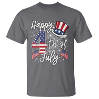 Happy 4th Of July T Shirt Patriotic American Flag USA - Wonder Print Shop