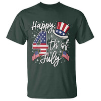 Happy 4th Of July T Shirt Patriotic American Flag USA - Wonder Print Shop